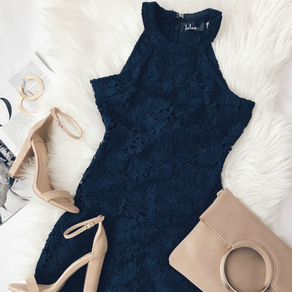Lulus floral lace dress NEW!